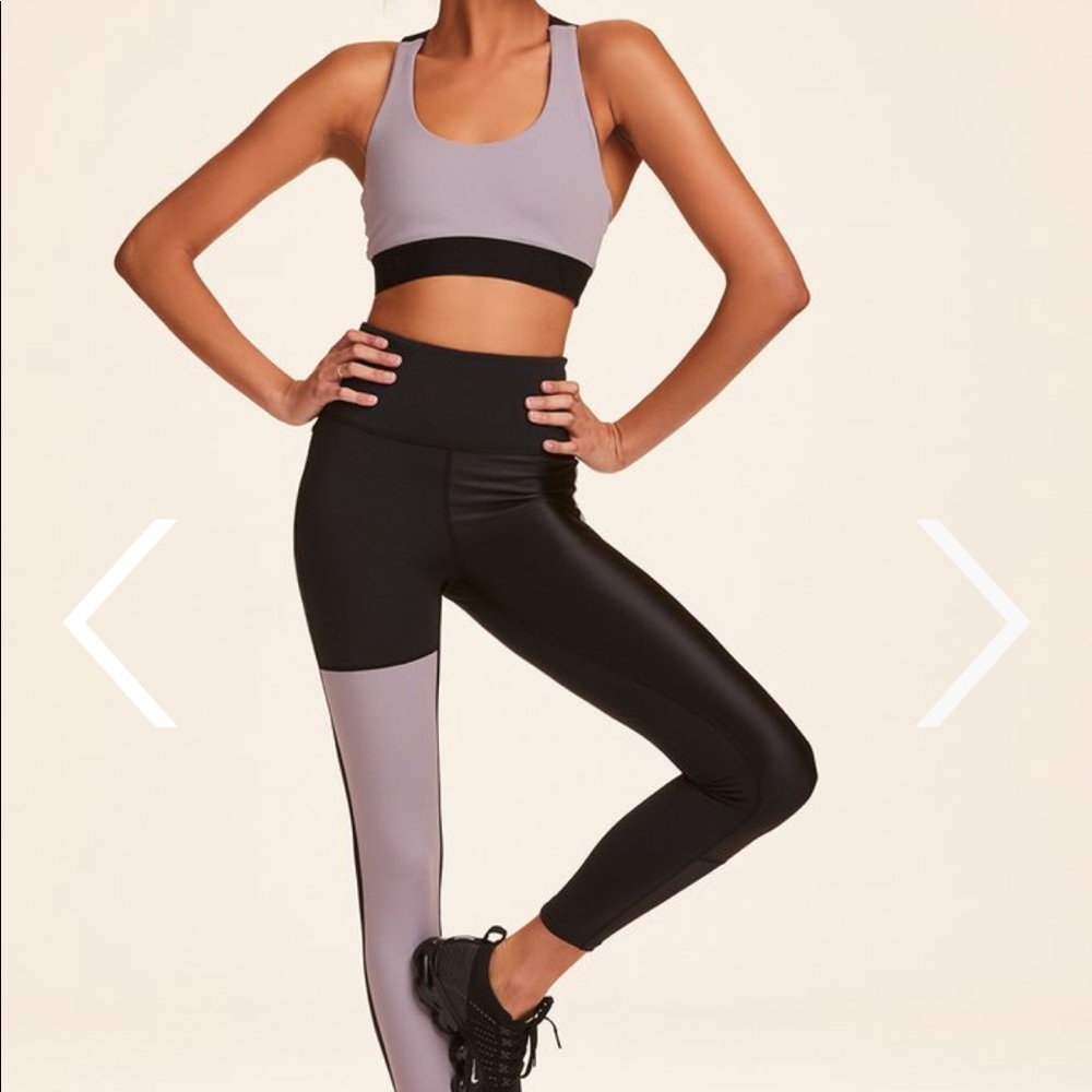 Alala patchwork tight eclipse bra S matching set
